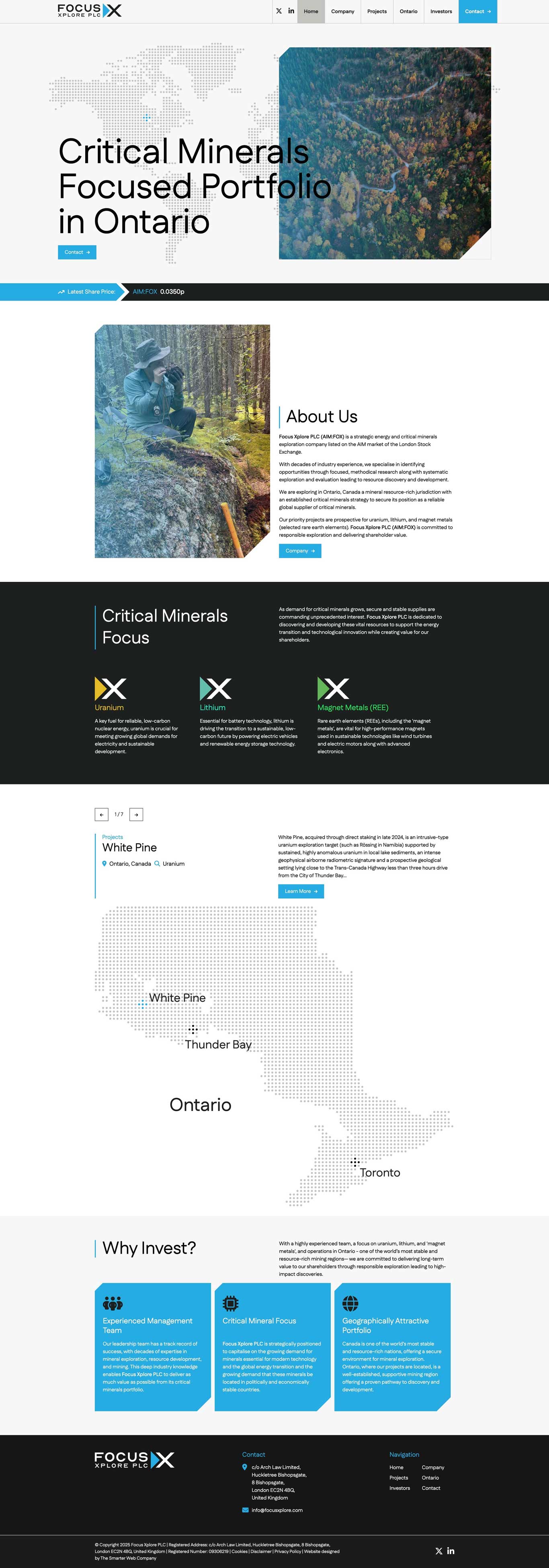 Focus Xplore | The Smarter Web Company Web Design Portfolio