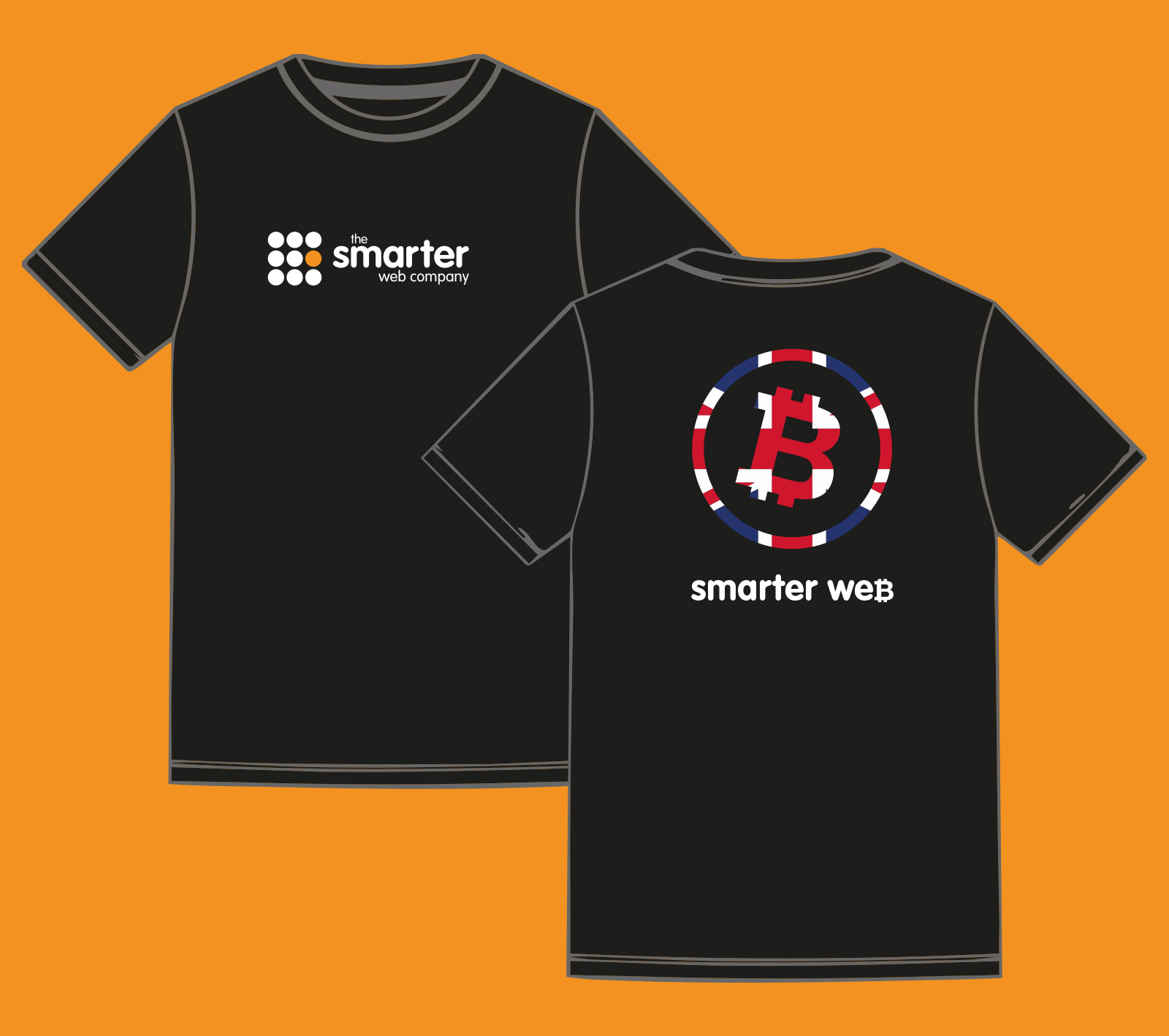 Union Jack Bitcoin t-shirt